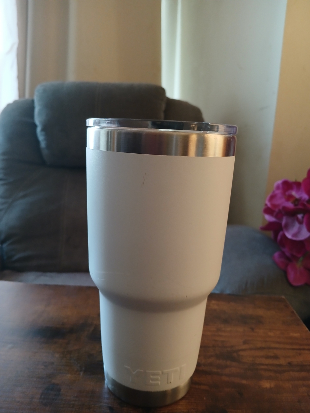 YETI White Stainless Steel Insulated Tumbler